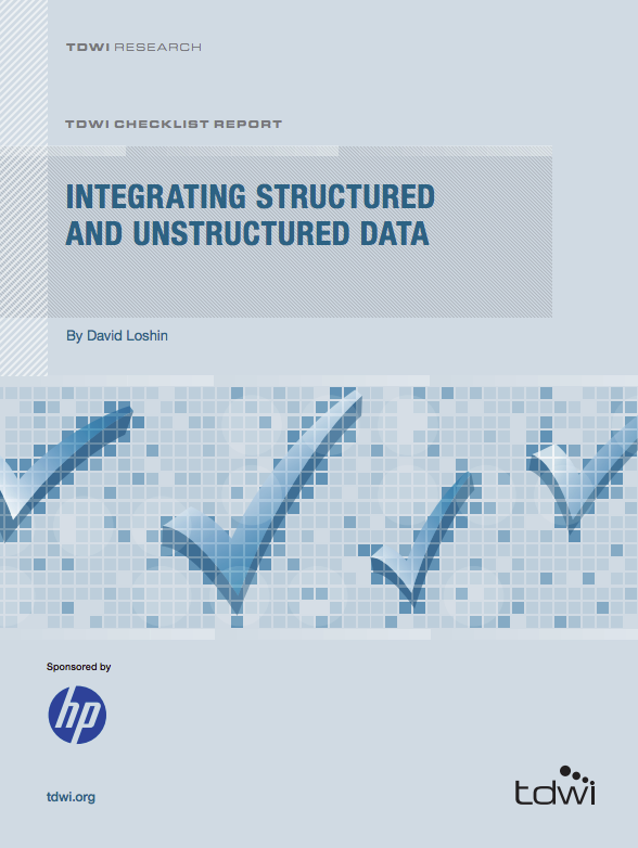 tdwi whitepaper integrating structured and unstructured data